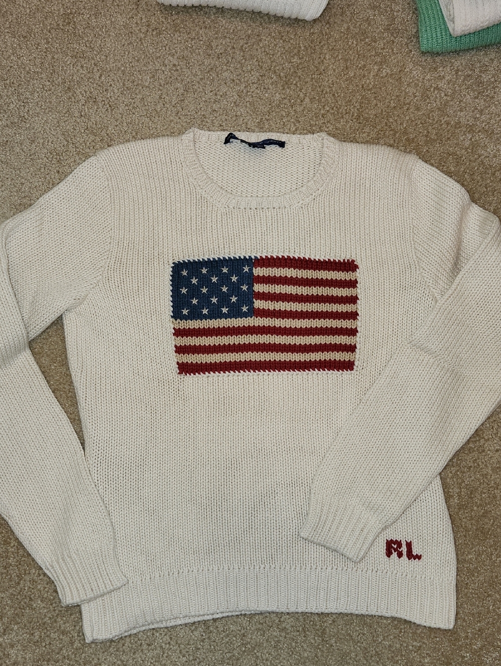 Ralph Lauren Flag Crewneck